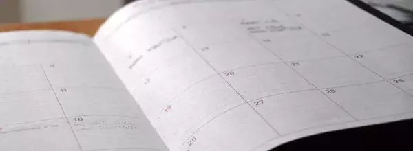 Kalender. Foto: Unsplash.com | Eric Rothermel Kalender. Bild: Photo by Eric Rothermel on Unsplash.